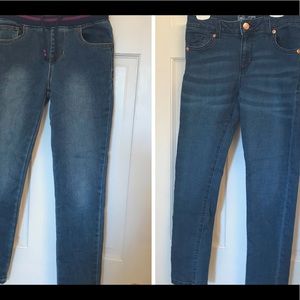 2 pair of jeans Cat & Jack Wonder Nation girls 10